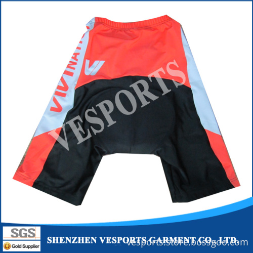 Sublimation Printing Bicycle Bib Shorts Padded
